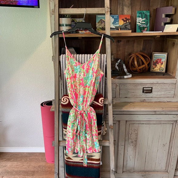 Lilly Pulitzer Pants - Lilly Pulitzer Deanna tank top romper size medium